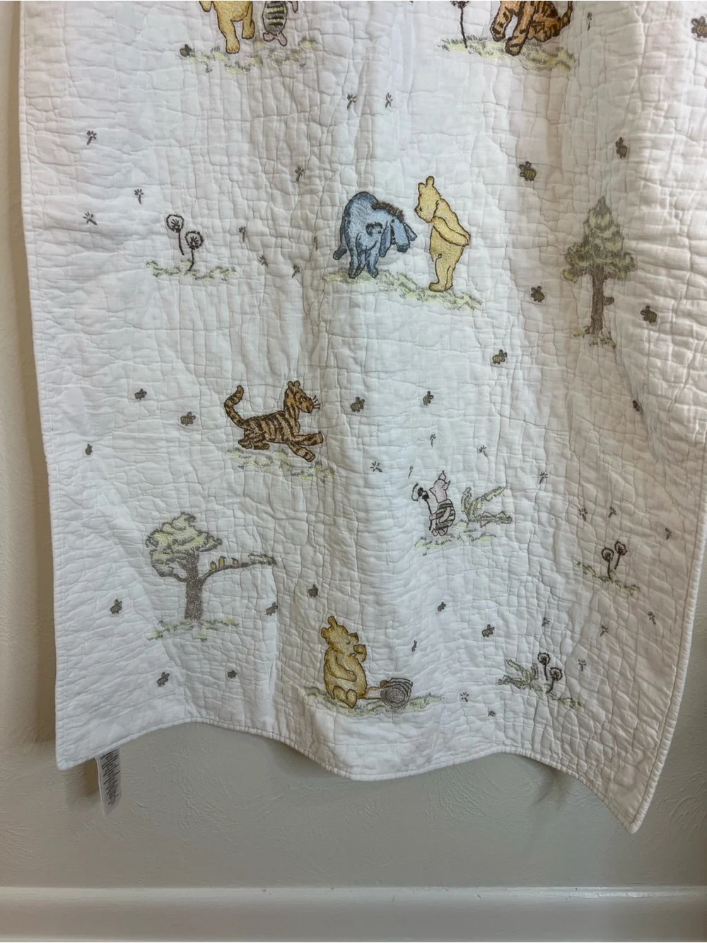 Pottery Barn Disney Winnie The Pooh Baby Quilt